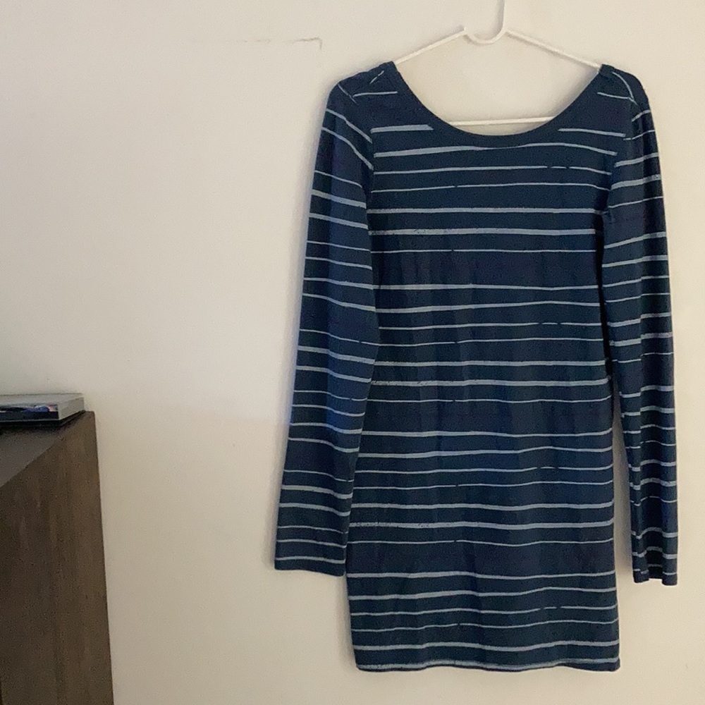 Billabong Striped Blue and White Dress